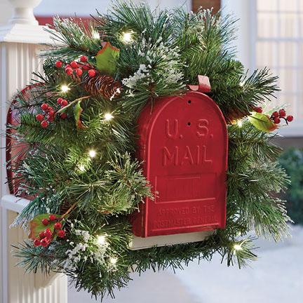 Gallery of Decorating A Brick Mailbox For Christmas.